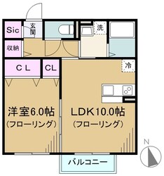 レフィナード白鷺の物件間取画像